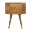 Craigarogan 45cm W Solid Wood Bedside Table