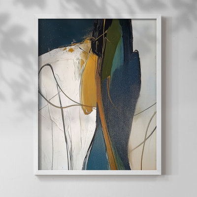 Série ABSTRACT DCxxiii - reproduction encadrée de qualité supérieure - prête à être accrochée - aucun clou requis