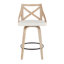 Tabouret de comptoir pivotant 25,5 po Dannie-1544496122-1544496102
