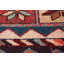 Tapis unique rouge / vert / bleu 4 pi 9 po x 9 pi 10 po Melis