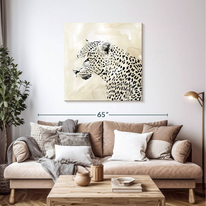 Brampt Leopard Spots III, 39" H x 39" W