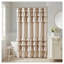 Rideau de douche à volants de 213 cm de hauteur, en polyester beige-129020511-129020512