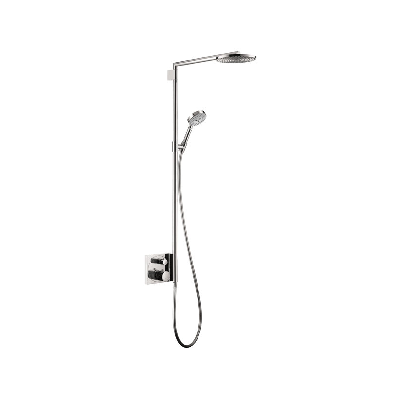Système de douche complet à deux fonctions et aiguilleur Raindance iBox Showerpipe 180, Chrome