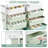 Metal Rolling Cart with Wheels,Rolling Storage Cart with 10 Large Drawers, Utility Cart with Wooden TableTop-114476412