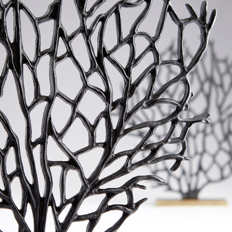 Bonzai Sculpture, 16.75" H x 15.75" W x 2.75" D