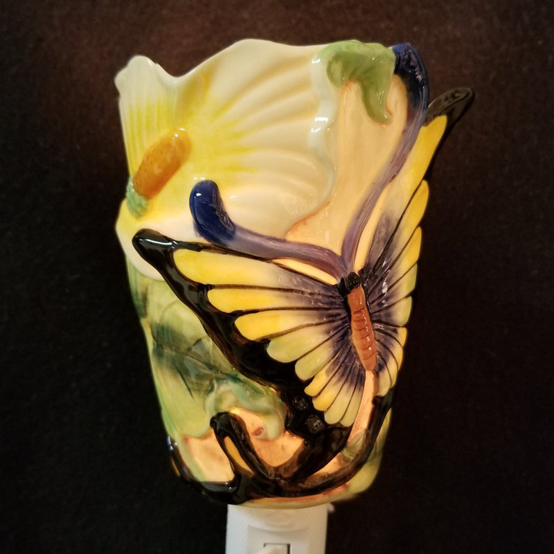 Lampe de nuit papillon