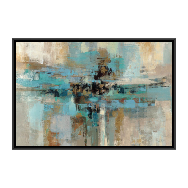 «Morning Fjord», impression, H 40 po x l 60 po x P 1,5 po, Toile avec cadre noir