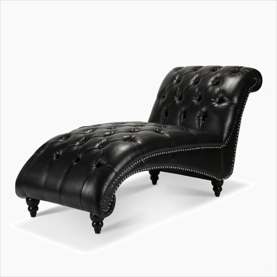 Tufted Armless Chaise Lounge
