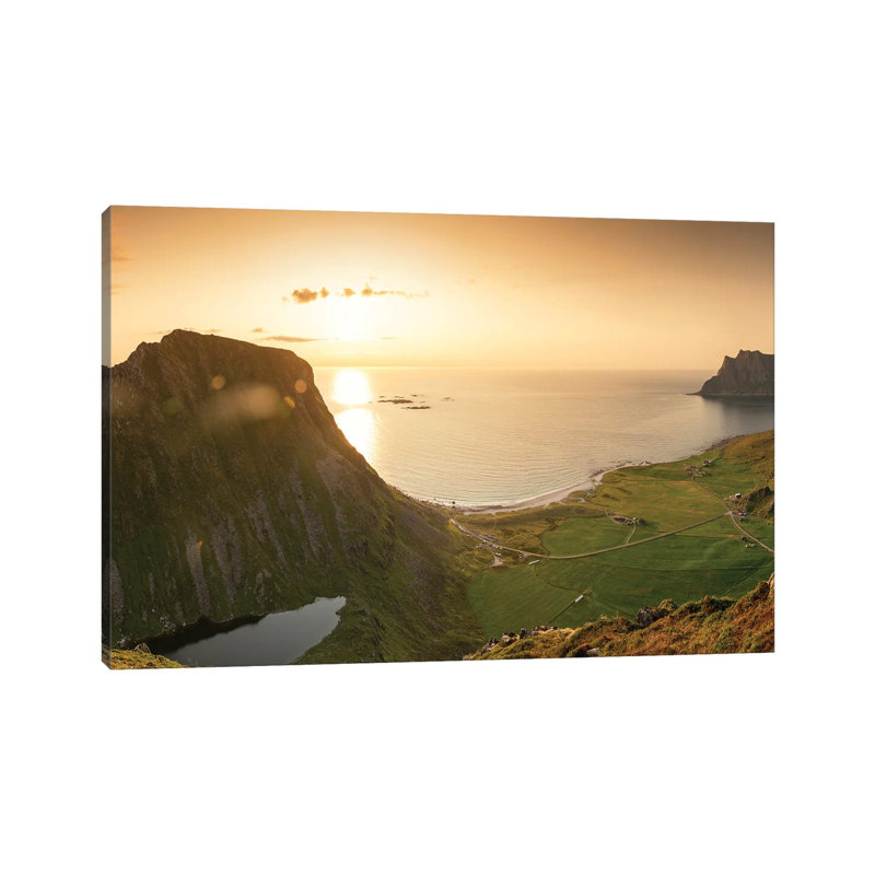 Utakleiv Panorama by Andreas Stridsberg - Gallery-Wrapped Canvas Giclée on Canvas, Canvas, 30.48 cm H x 45.72 cm W
