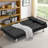Falmouth Twin 66.11 " Faux Leather Convertible Sofa