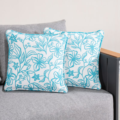 Outdoor Square Pillow Cover & Insert (Set Of 2)
