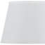 Abat-jour tambour en soie blanche