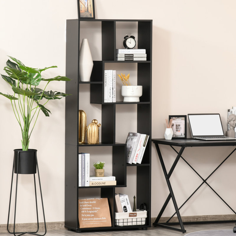 178cm H x 70cm W Standard Bookcase, Black