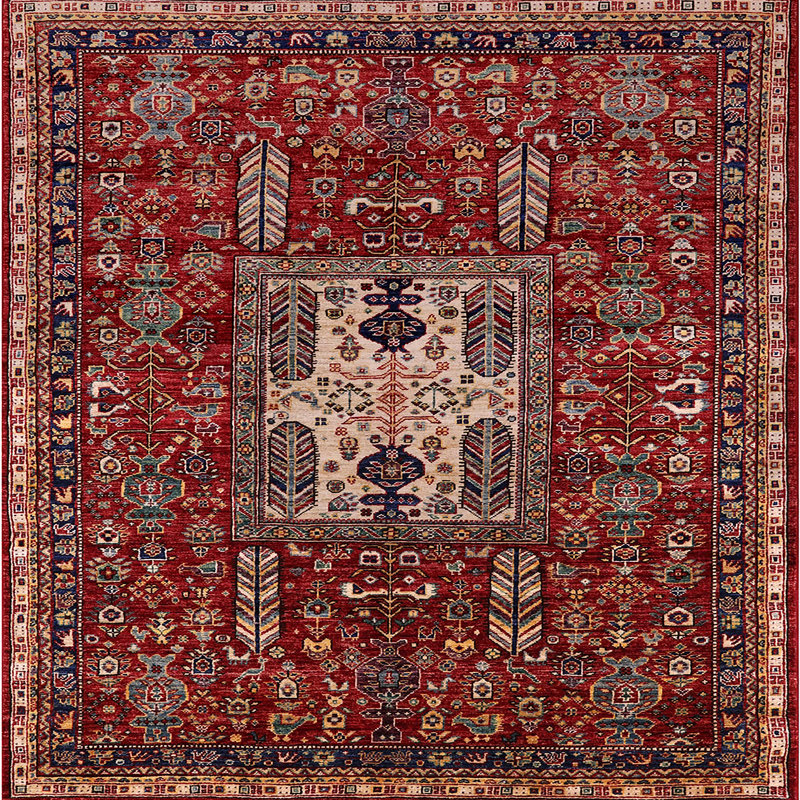 Moroccan Indoor Rug, Square 7'