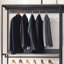Walk-In Closet System With Powder Coated Metal Frame, Ample Extra Deep Storage, Water & Heat Properties, Stain Scratch Surface, E0 Board, 2X Thicker , Produced In , Modular Construction, Rustic Colour