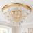 32" Modern 13 - Lights Crystal Flush Mount Lighting Dimmable