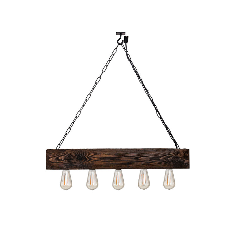 Kepler 5 - Light Brown Kitchen Island Pendant