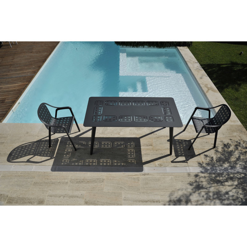 Tline Outdoor Lounge Chair, Graphite