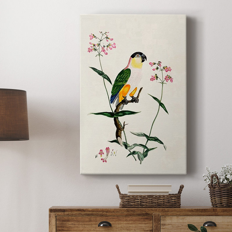 Bird in Habitat IV, toile tendue avec châssis de qualité supérieure - prête à être accrochée, H 12 po x l 8 po x P 1 po