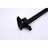 Floor Mount Tub Filler Faucet In Matte Black - Bathroom With Handheld Shower, Single Handle, And Rust Resistance Hand Shower Freestanding Filler, Mounted, Corrosion For Style