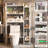 Over toilet storage rack with 2 drawers - 7 tier bathroom organizer for toilet-318747689