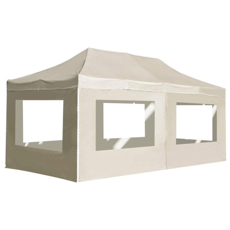 Tente avec murs Boghos, Crème, 120" H x 118.1" W x 118.1" D