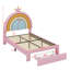 Lit plateforme tapissier Areeza-1852872060