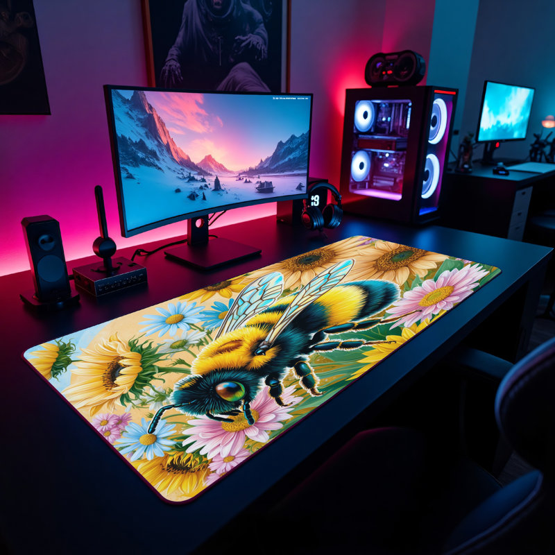 Polyester Desk Pad, 23.6x13.8