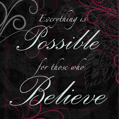 «Butterfly Believe», reproduction sur toile tendue