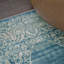 Regis Bohemian Medallion Machine-Washable Teal/Cream Rug-3676952