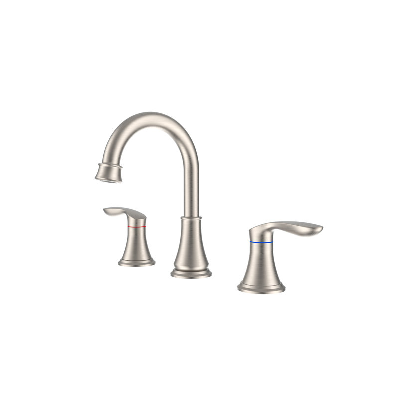 Robinet pour salle de bain, Nickel brossé