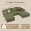 Canapé modulaire Boneless 96 po Cloud Couch-2021107605-2021107600