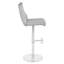 Swivel Upholstered Adjustable Height Counter Stool