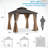Aluminum Patio Gazebo Permanent Hardtop Gazebos-91417938-87169649