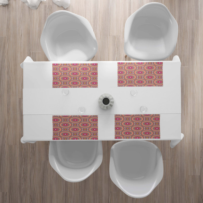 Polyester Geometric Rectangle Placemat