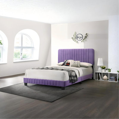 Contemporary Purple Full Size Bed