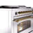 ILVE Nostalgie II Series 36 inch Dual Fuel Range with 6 Burners, Griddle (Glass Door)-98168256-124968143