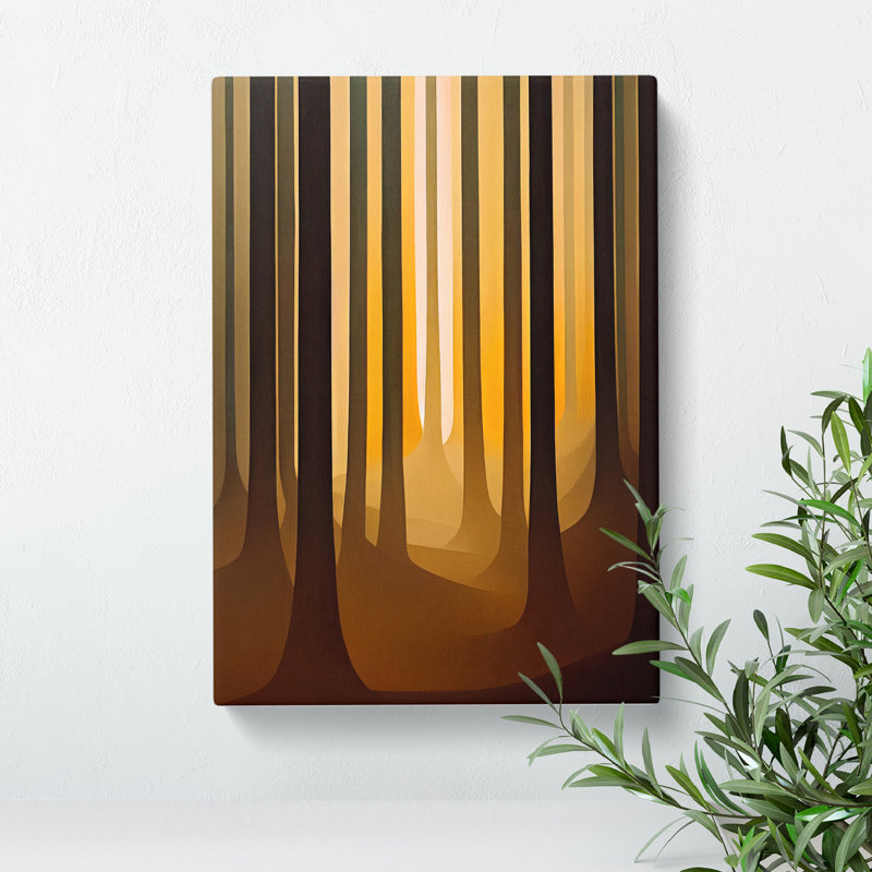 Autumnal Forest No.4 - Wrapped Canvas, 50cm H x 35cm W