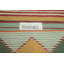 Tapis oriental rayé en laine Kilim 6 x 8