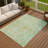 Machine Washable Indoor/Outdoor Chantille ACN2310 Abstract Rug-218797164