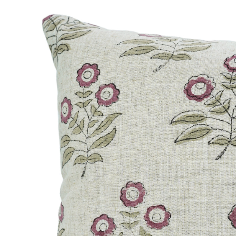 Housse de coussin, décoration pour la maison, housse de coussin décorative pour le salon, divan, rose, Neha, Carrée