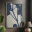 Reproduction encadrée de fleurs bleu marine pressées II - bois massif-2141508266