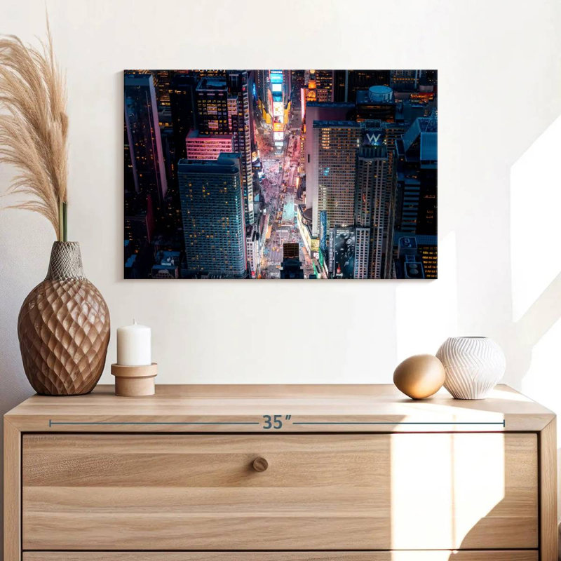 Kavia Times Square After Dark, 16" H x 24" W