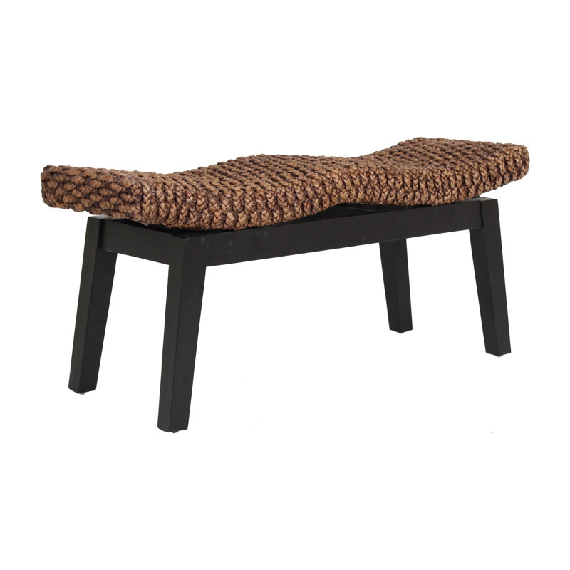 Banc en osier tissé Kroh