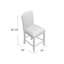 Tabouret de comptoir 24 po avec têtes de clou Arlene-18616736