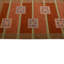 Rug & Kilim’S Scandinavian Style Geometric Red Orange And Green Wool Kilim-86873760