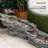 Hamby Resin Tiered Rocky River Stream Fountain with Color Changing LED Light-458783348