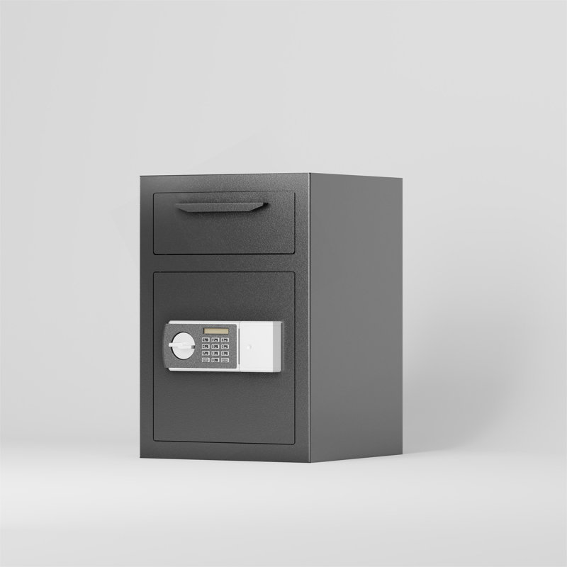 Coffre-fort de dépôt numérique en acier au carbone avec verrou à code électronique