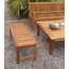 Santa Monica Outdoor Teak Dining Bench-1830693720