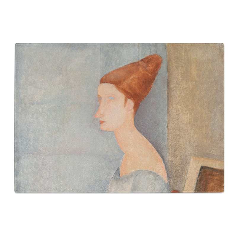 Jeanne Hebuterne Vol.3 by Amedeo Modigliani Chopping Board, 0.4cm H x 20cm W x 28.5cm L